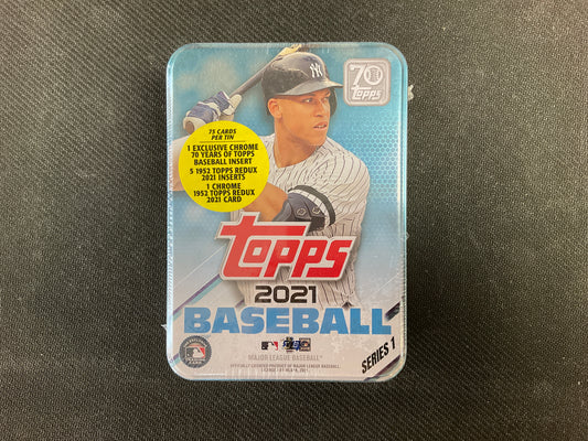 2021 Topps Series 1 tin MLB